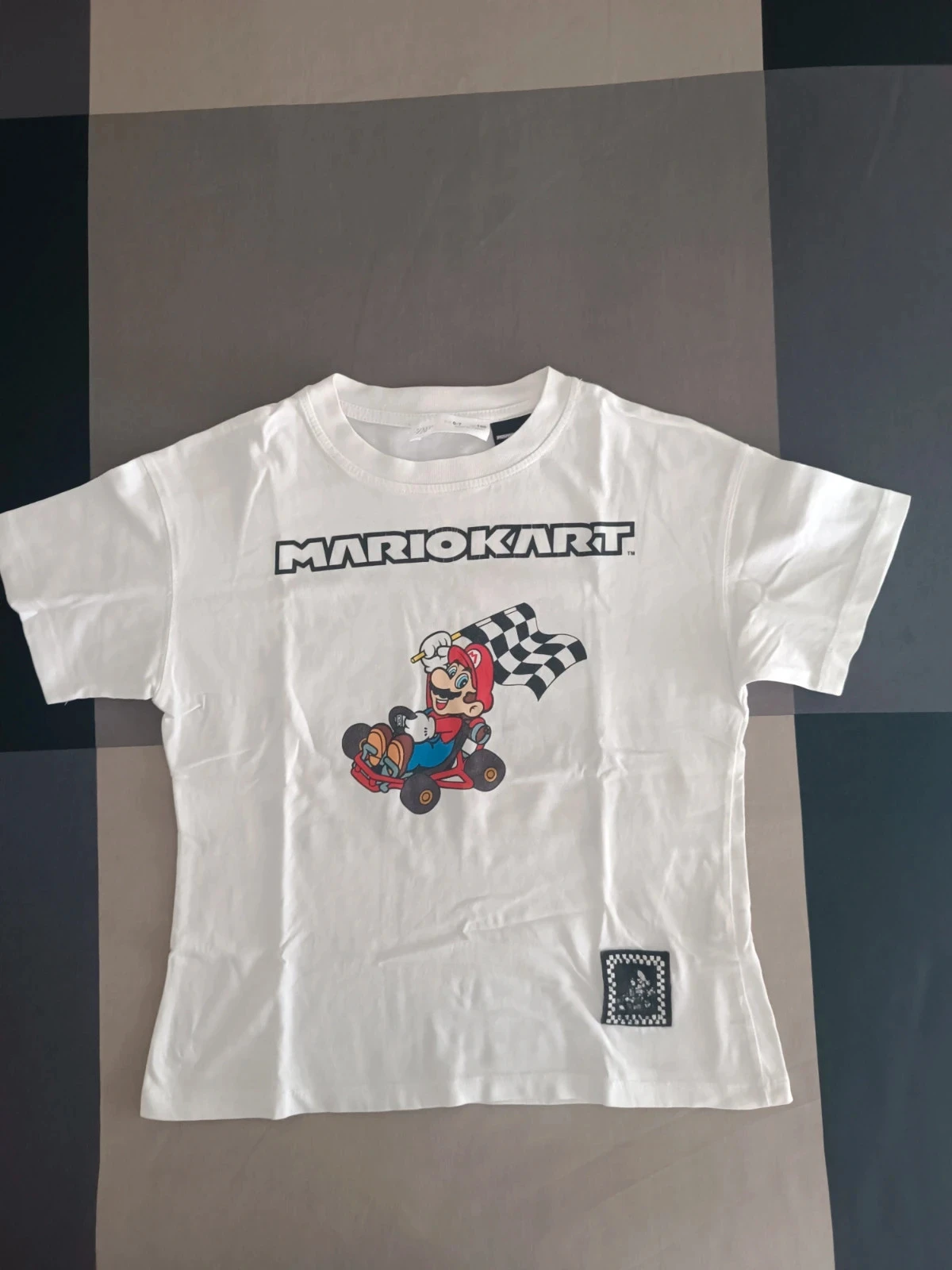 T-shirt Zara 6-7 ans - Mario Kart Racing Fun
